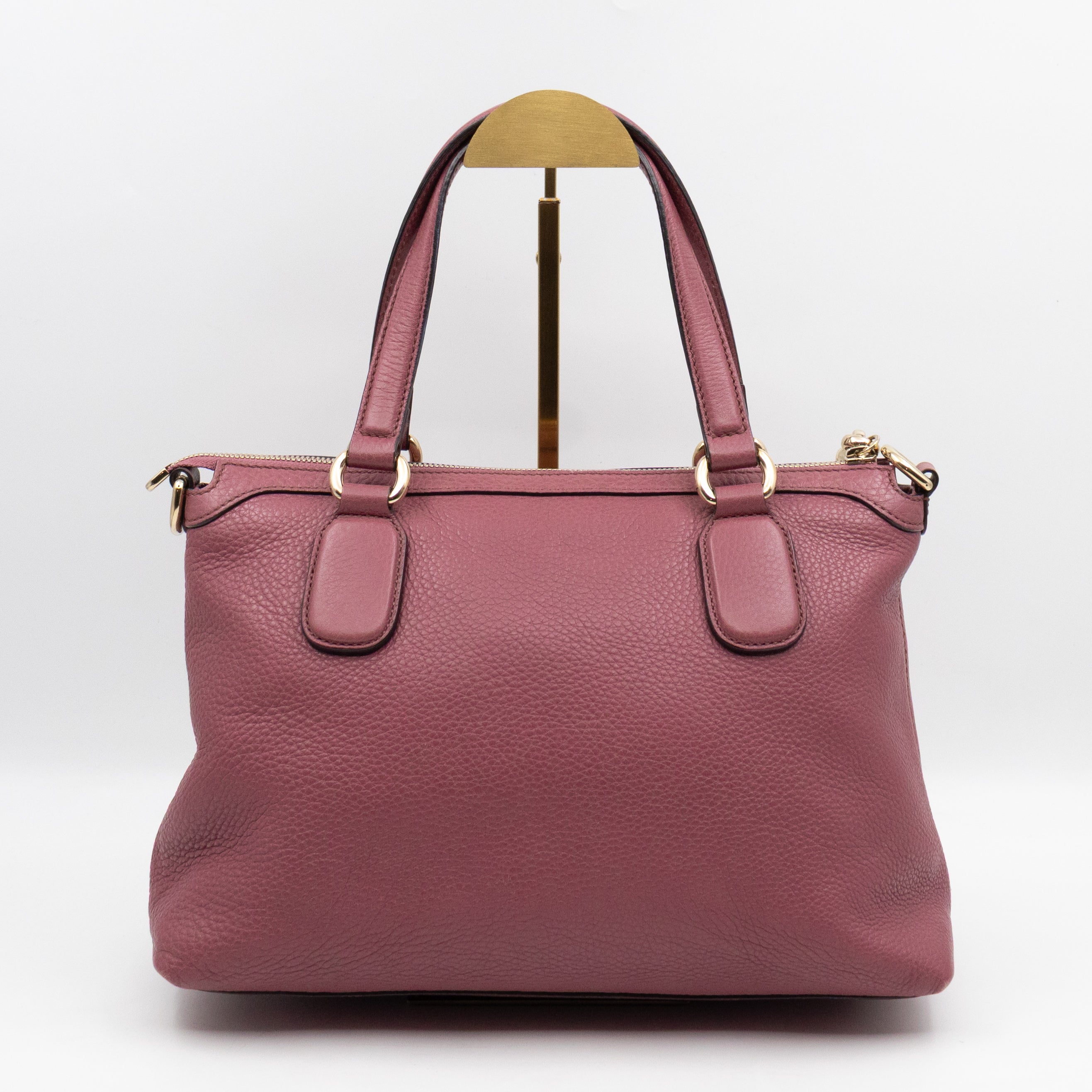 Soho Two Way Shoulder Bag Mauve Leather