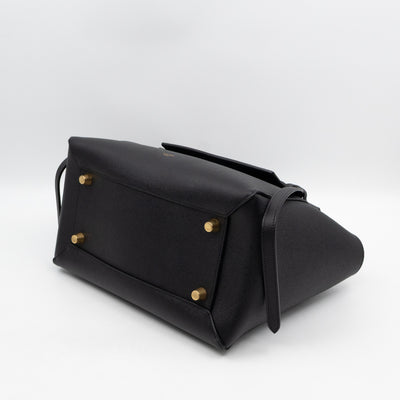 Mini Belt Bag Black Leather