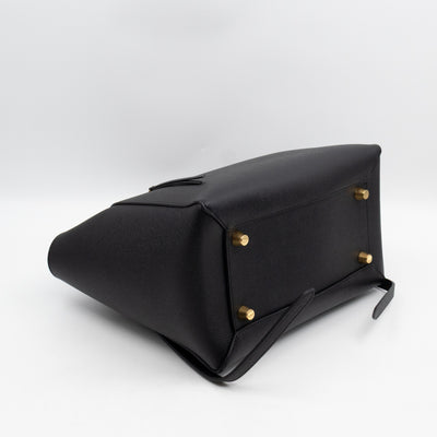 Mini Belt Bag Black Leather