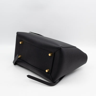 Mini Belt Bag Black Leather
