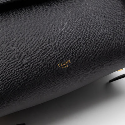 Mini Belt Bag Black Leather