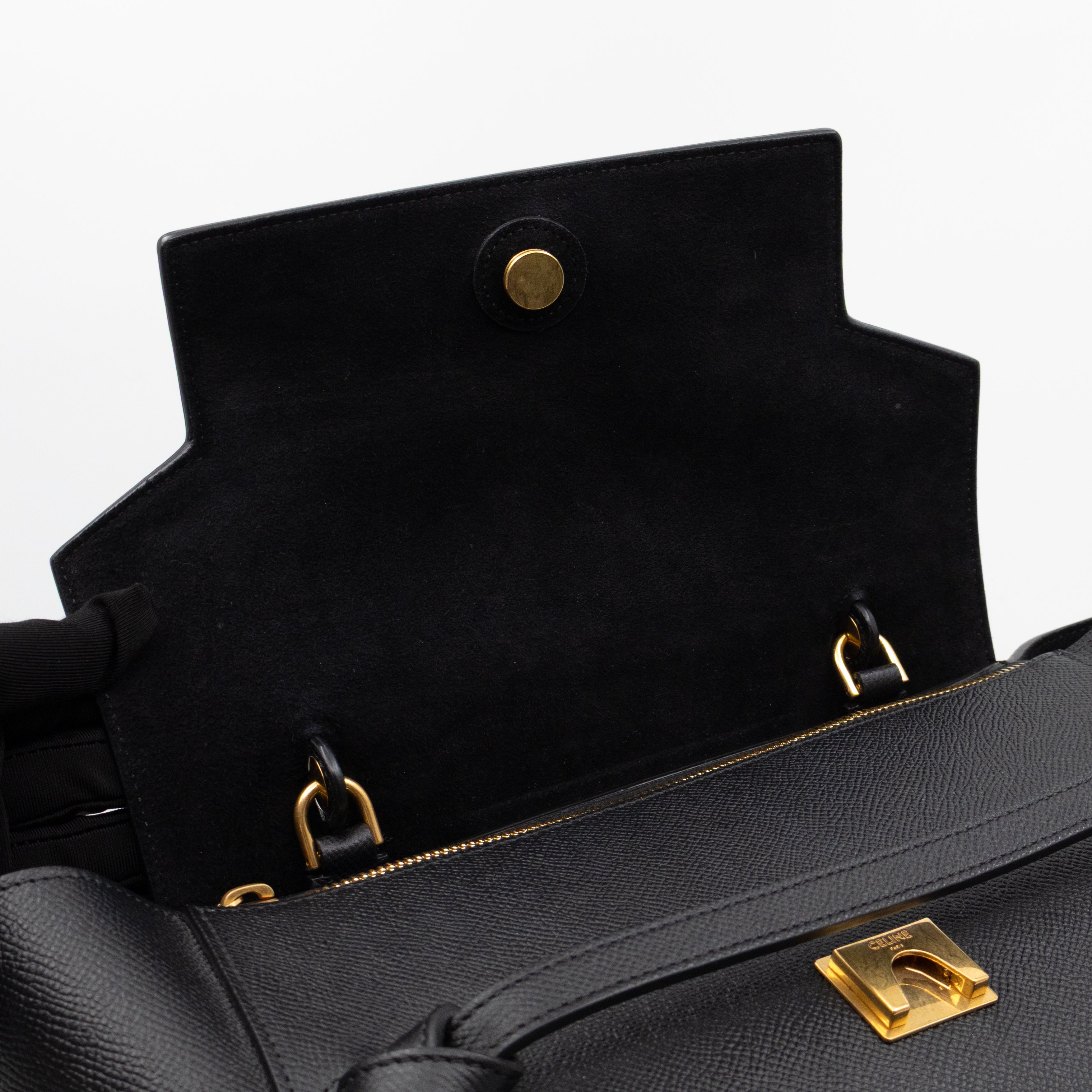 Mini Belt Bag Black Leather