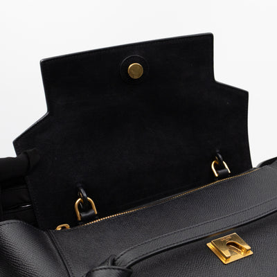 Mini Belt Bag Black Leather