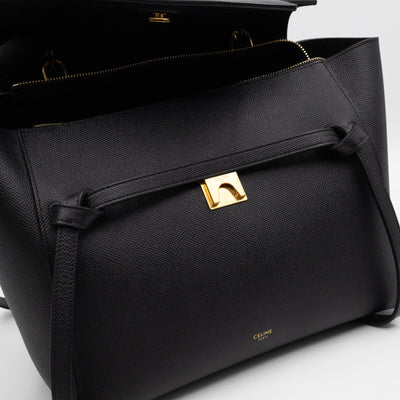 Mini Belt Bag Black Leather