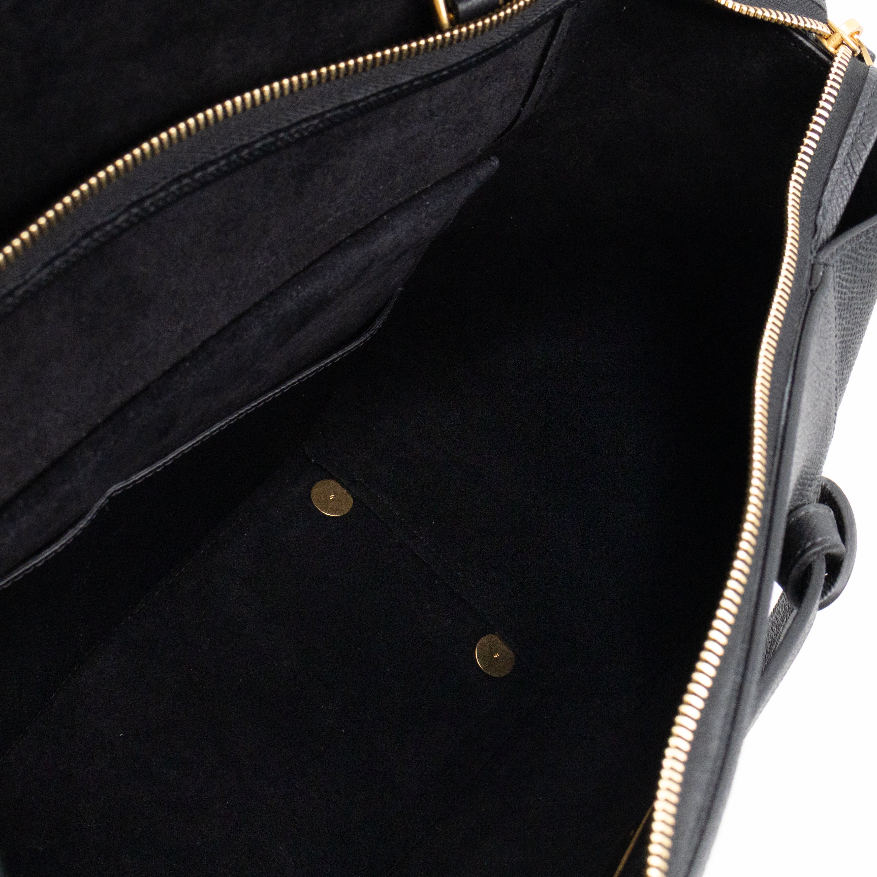 Mini Belt Bag Black Leather