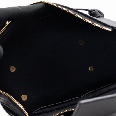 Mini Belt Bag Black Leather