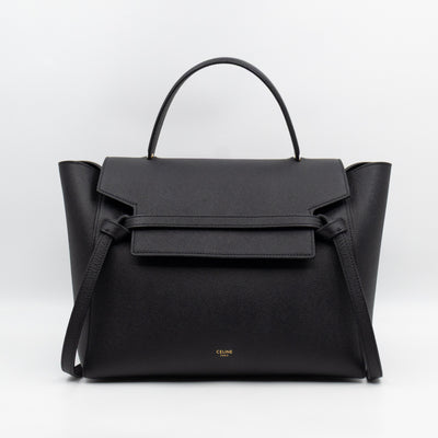 Mini Belt Bag Black Leather