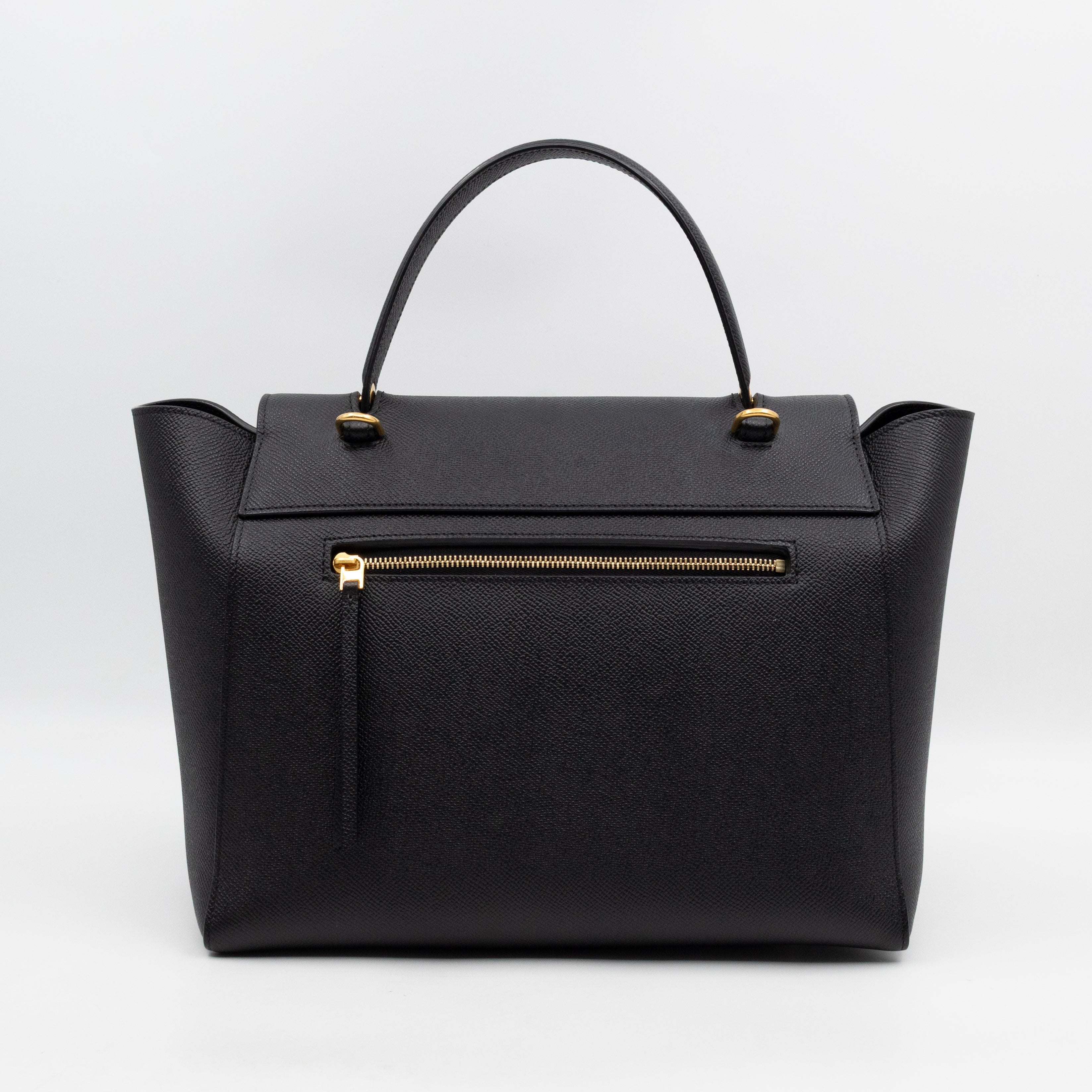 Mini Belt Bag Black Leather