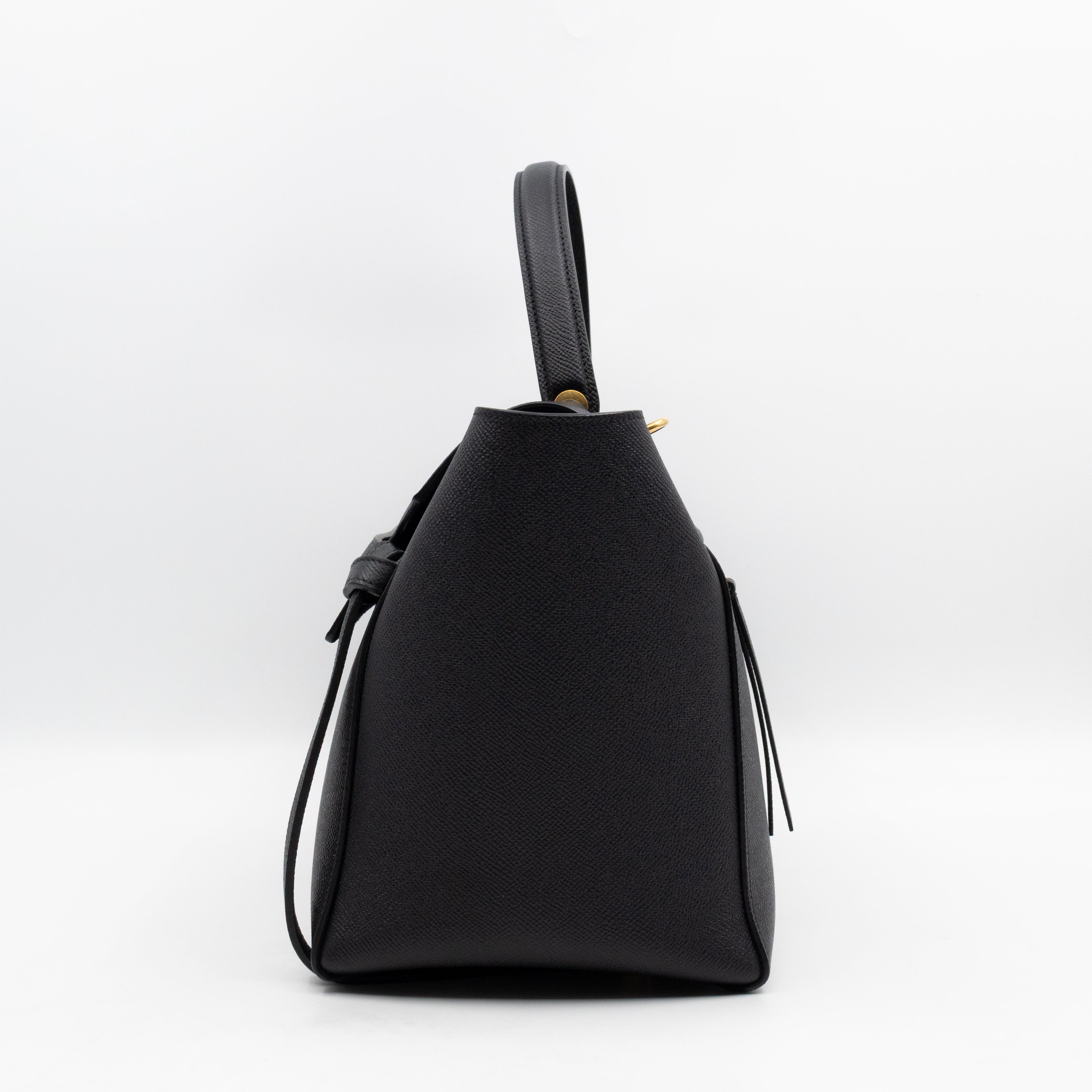 Mini Belt Bag Black Leather
