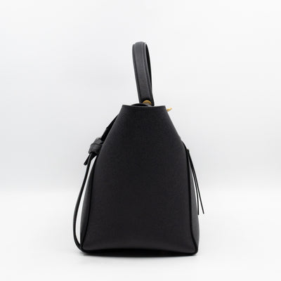 Mini Belt Bag Black Leather