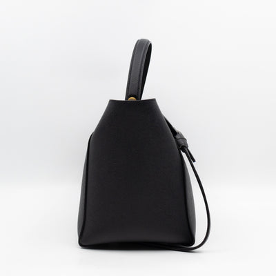 Mini Belt Bag Black Leather