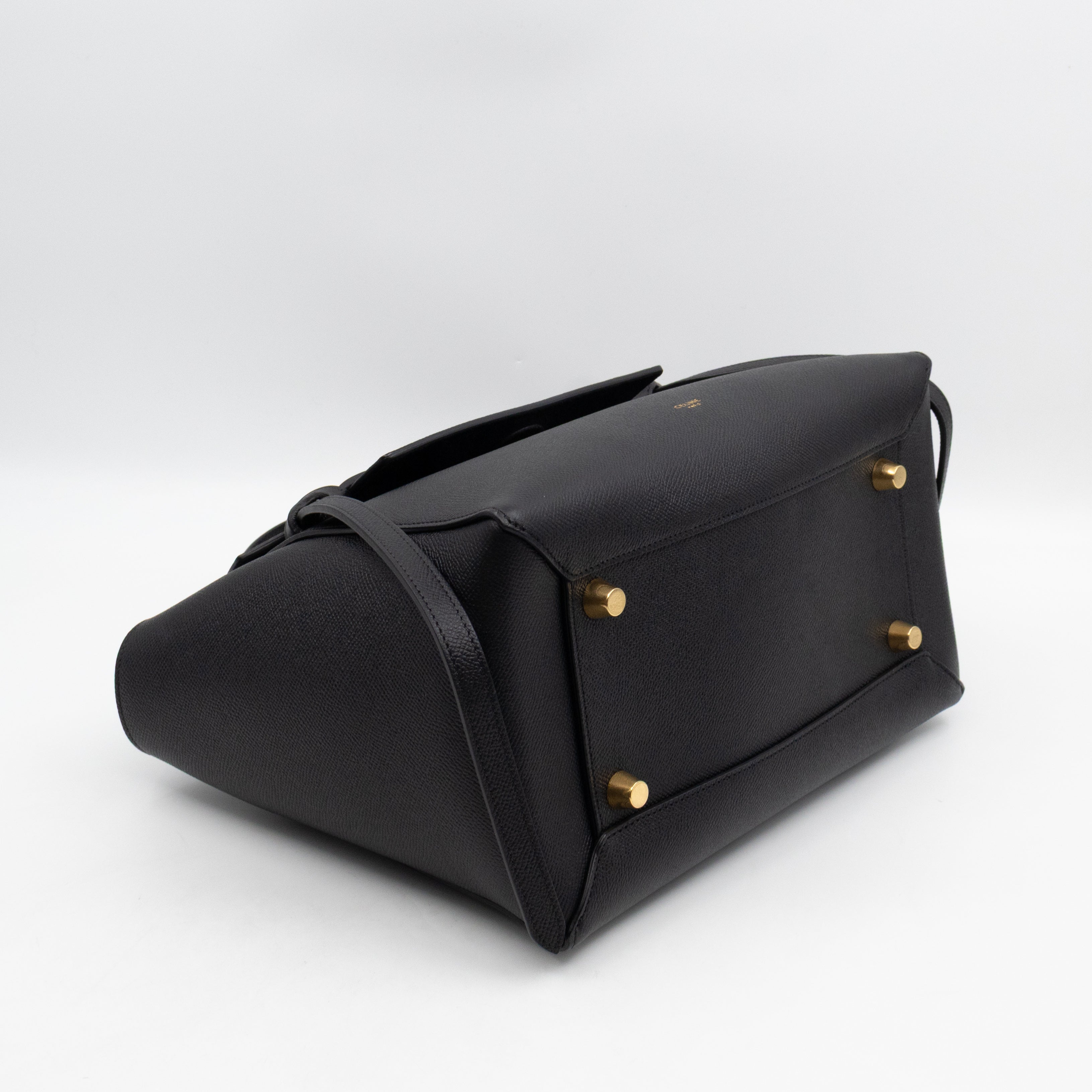 Celine Mini Belt Bag Black Leather – Queen Station