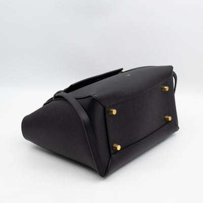 Mini Belt Bag Black Leather