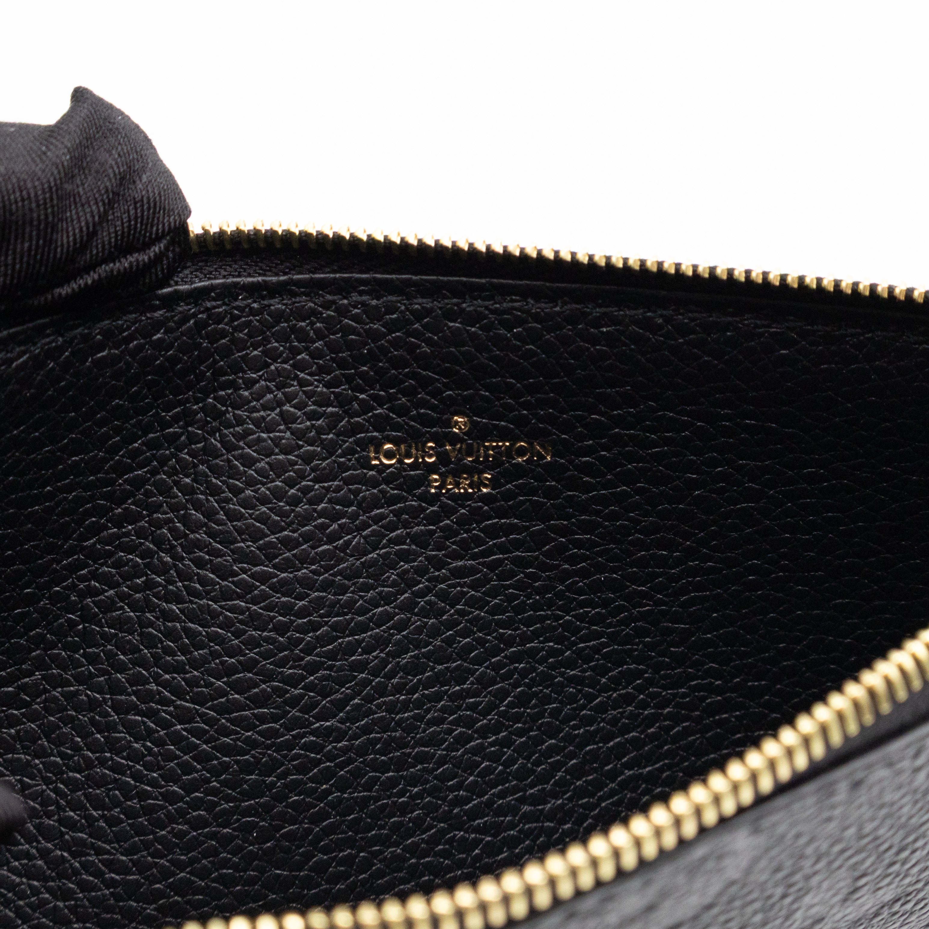Pochette Felicie Black Monogram Empreinte