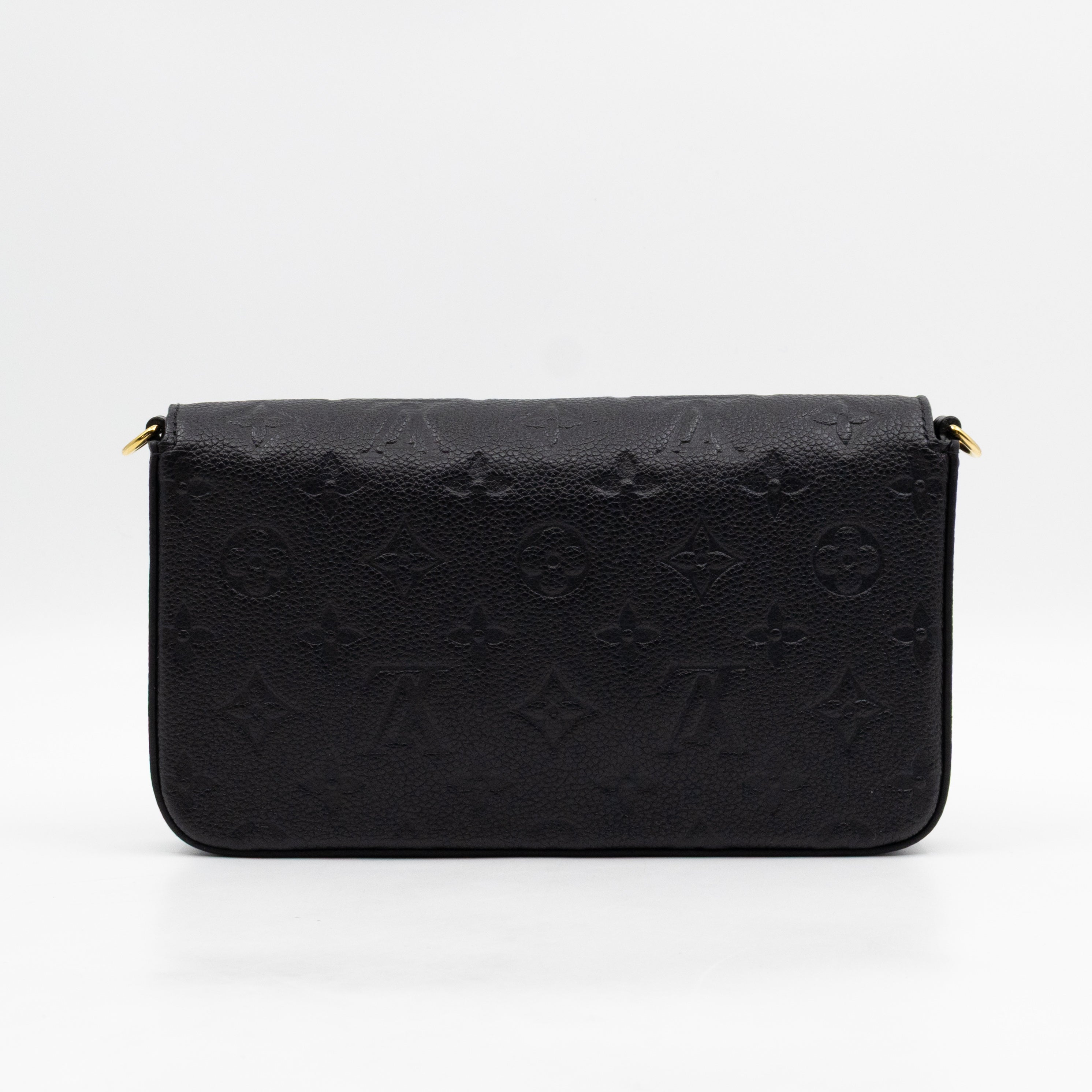 Pochette Felicie Black Monogram Empreinte