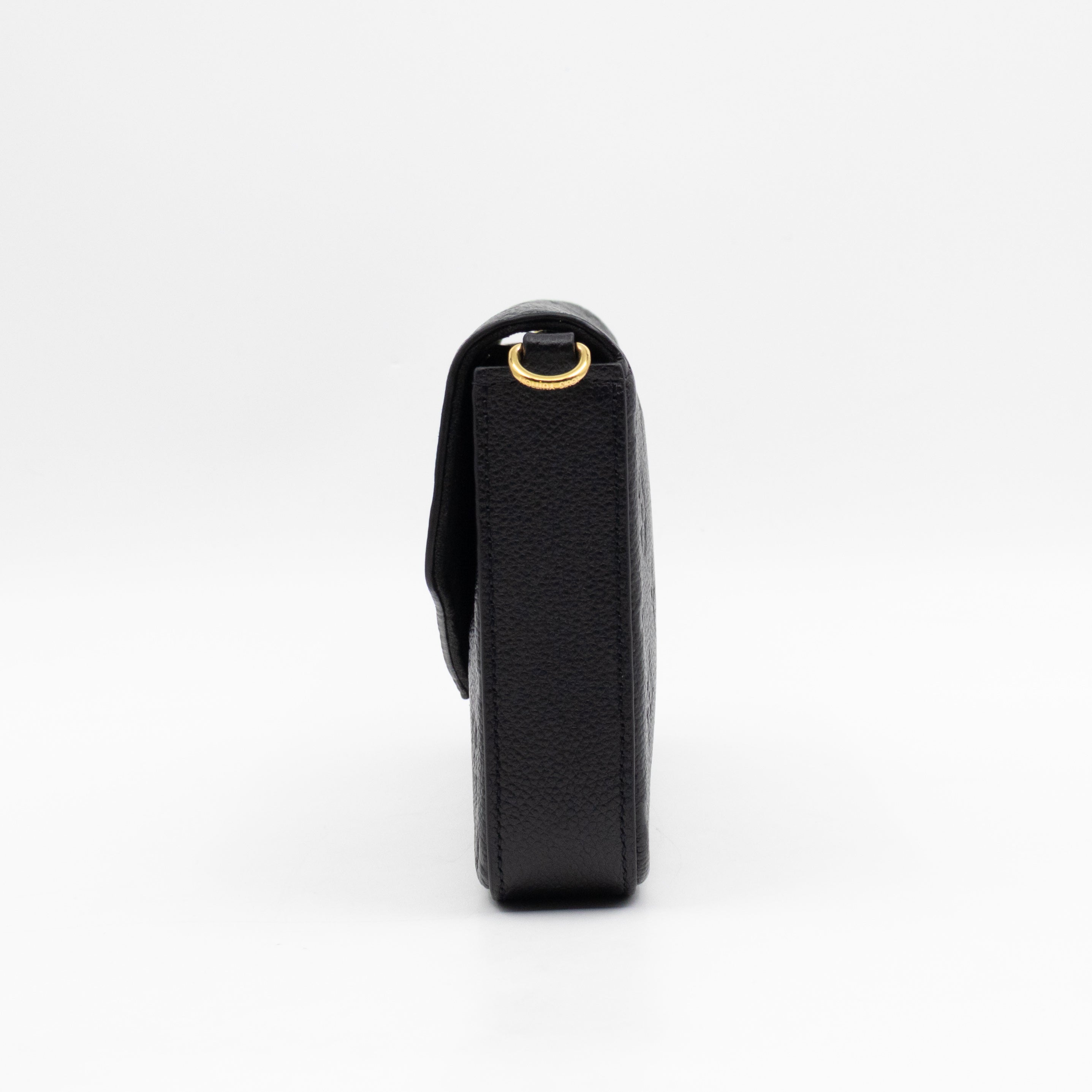 Pochette Felicie Black Monogram Empreinte