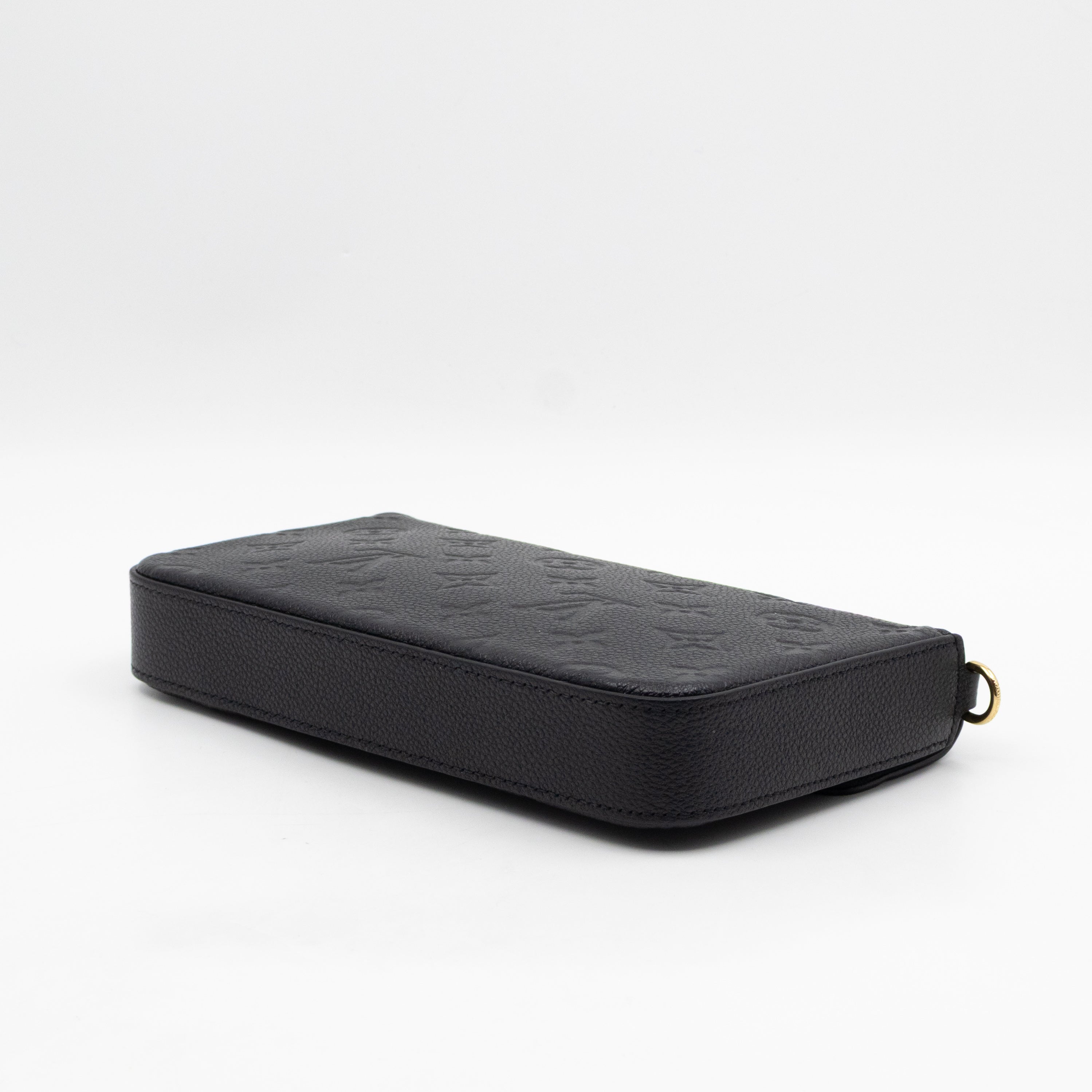 Pochette Felicie Black Monogram Empreinte