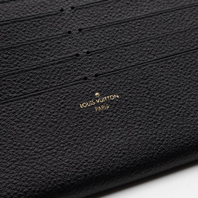 Pochette Felicie Black Monogram Empreinte