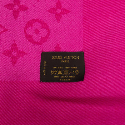 Monogram Shawl Pink