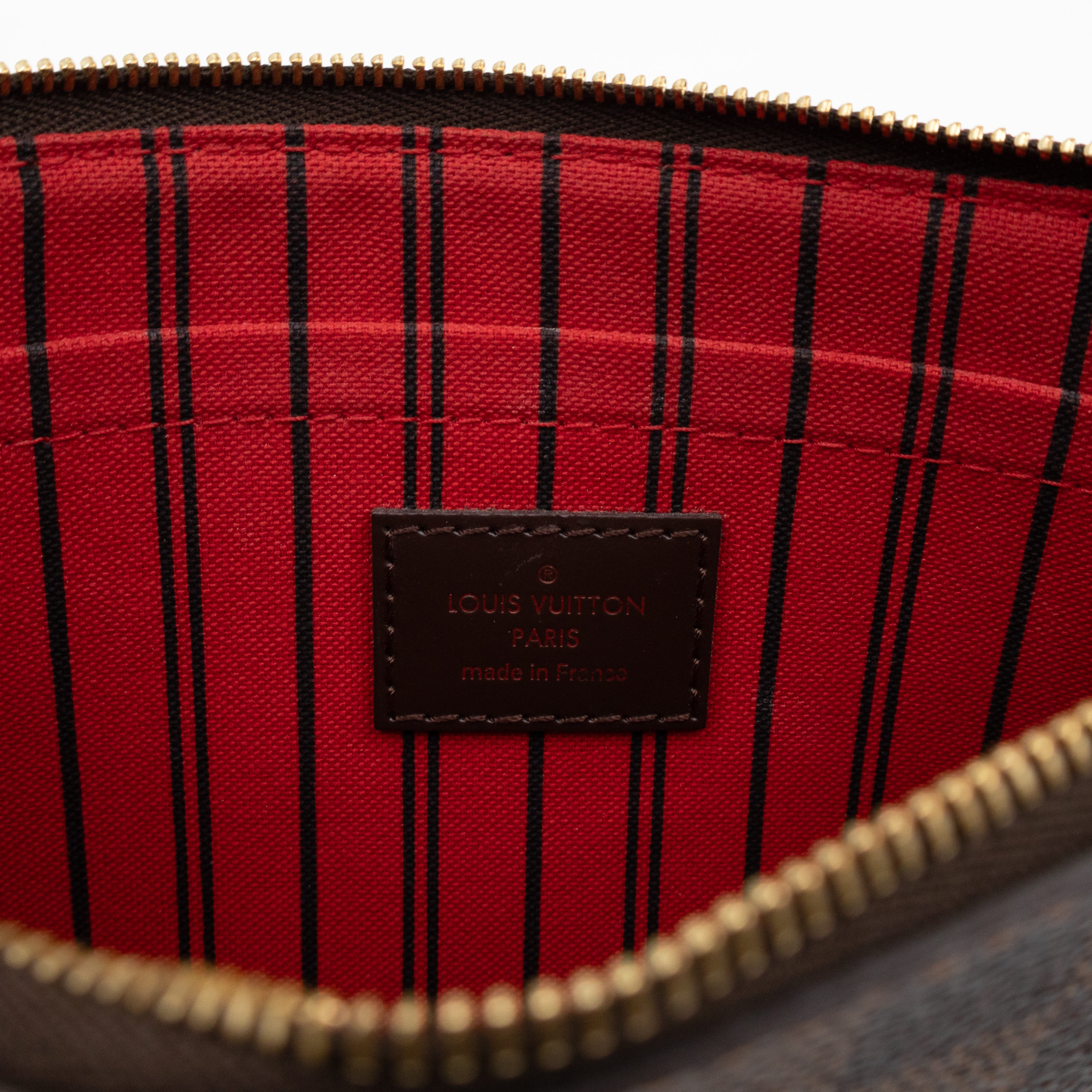 Neverfull Pochette Damier Ebene