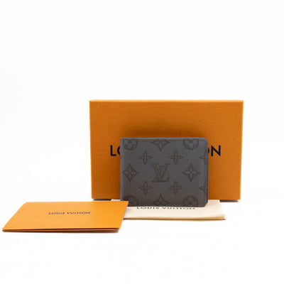 Multiple Wallet Anthracite Grey Monogram Shadow Leather