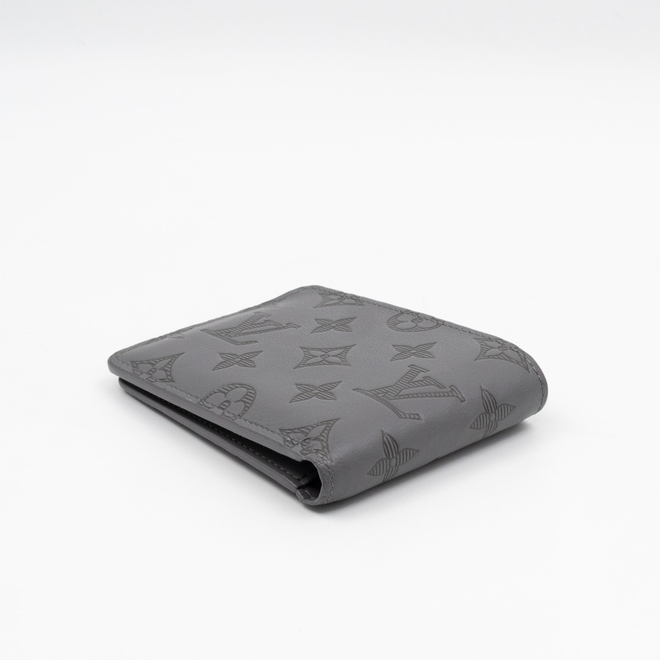 Multiple Wallet Anthracite Grey Monogram Shadow Leather