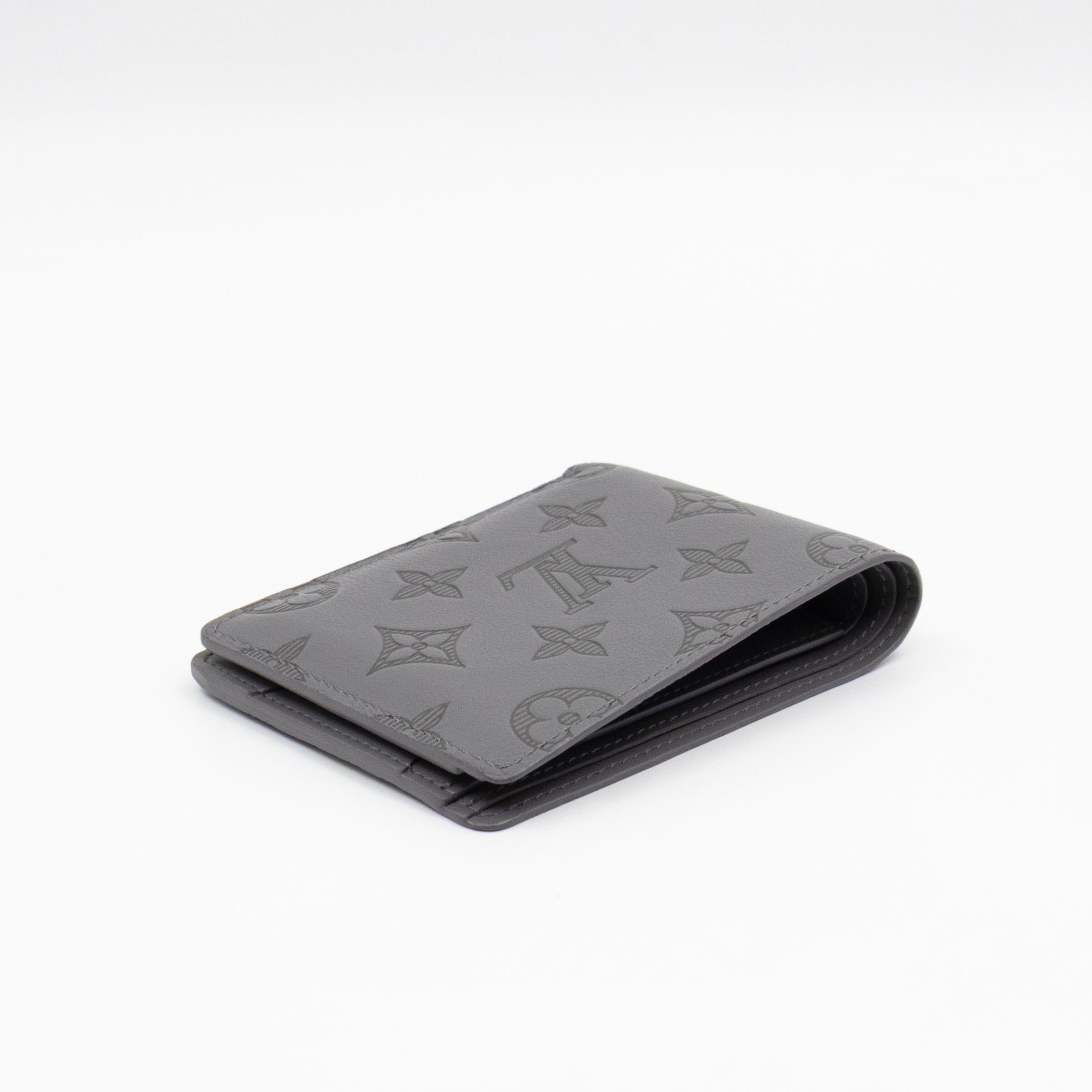 Multiple Wallet Anthracite Grey Monogram Shadow Leather