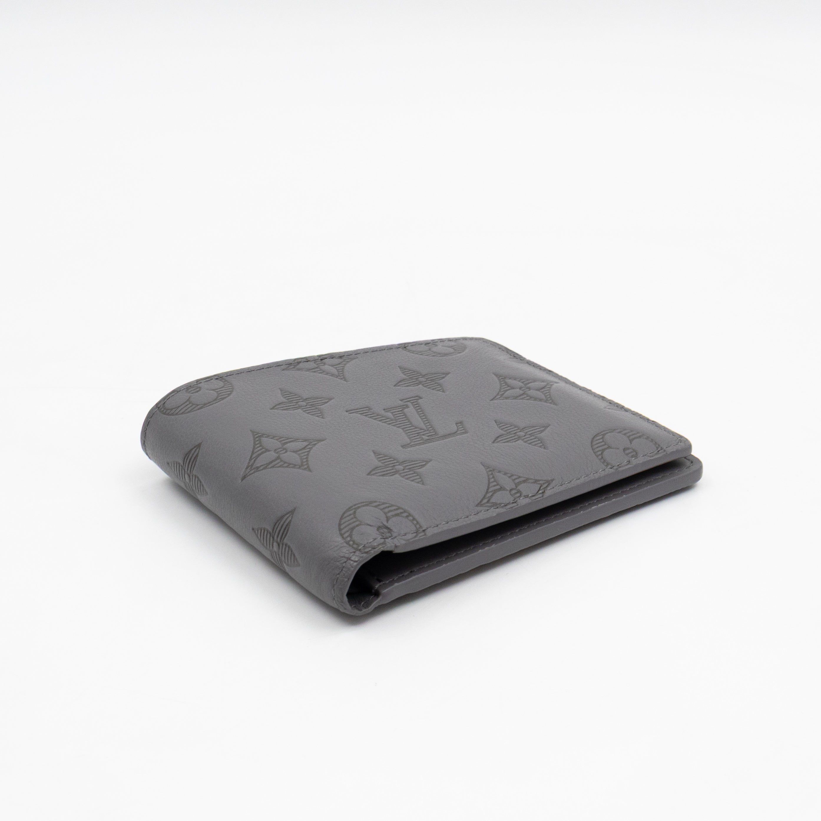 Multiple Wallet Anthracite Grey Monogram Shadow Leather