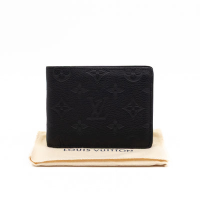 Multiple Wallet Black Monogram Shadow Leather