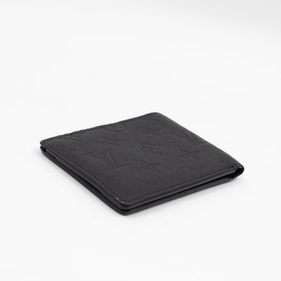 Multiple Wallet Black Monogram Shadow Leather