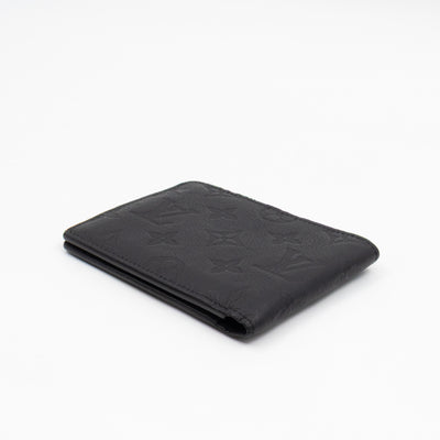 Multiple Wallet Black Monogram Shadow Leather