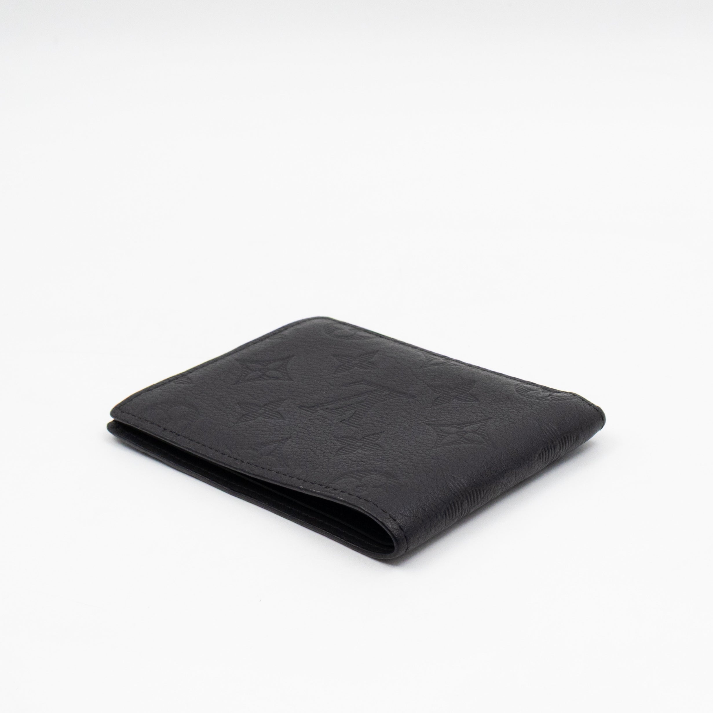 Multiple Wallet Black Monogram Shadow Leather