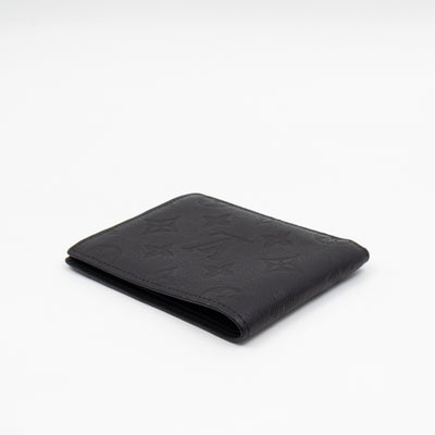Multiple Wallet Black Monogram Shadow Leather