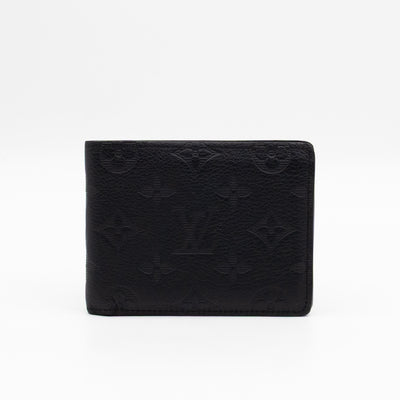 Multiple Wallet Black Monogram Shadow Leather