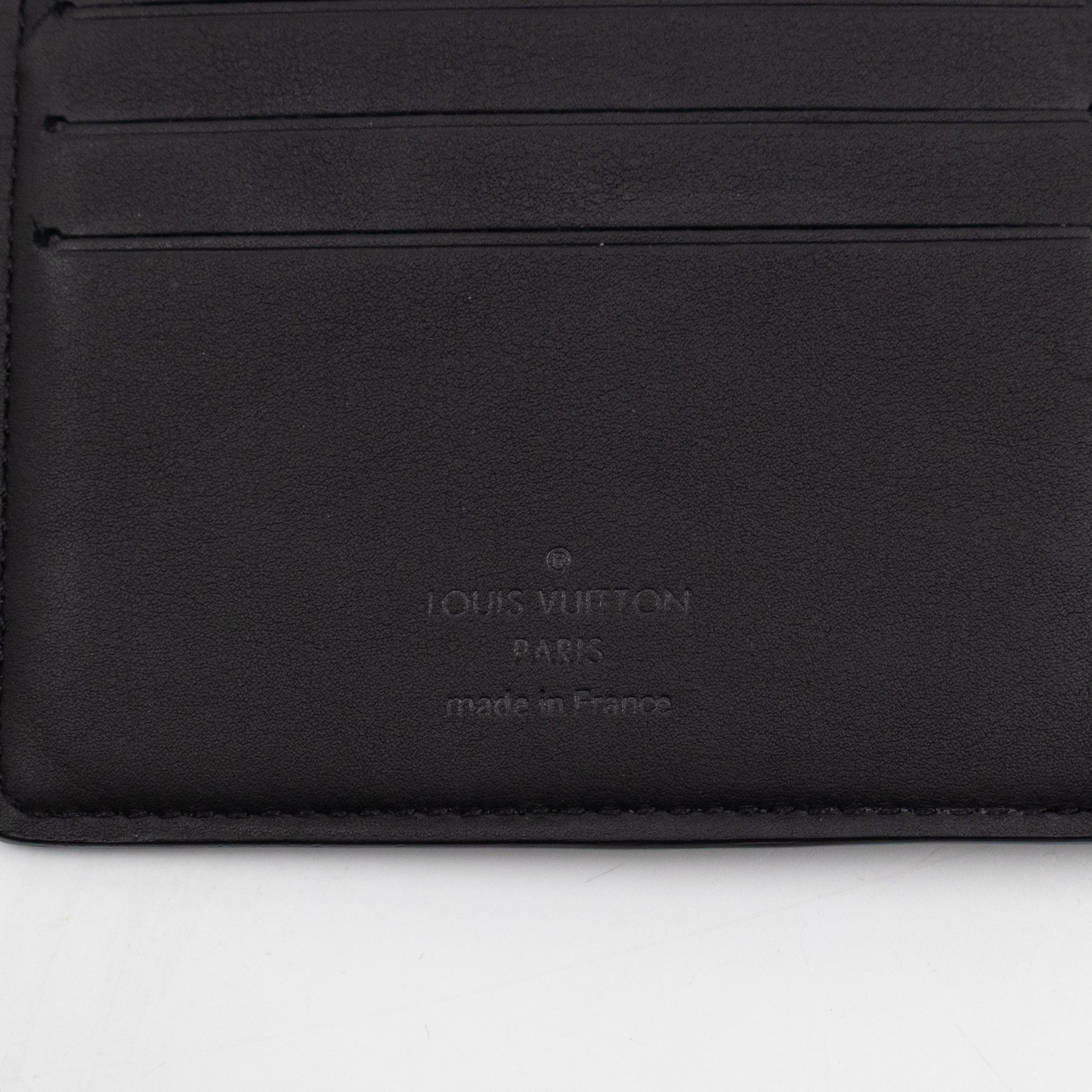 Multiple Wallet Black Monogram Shadow Leather