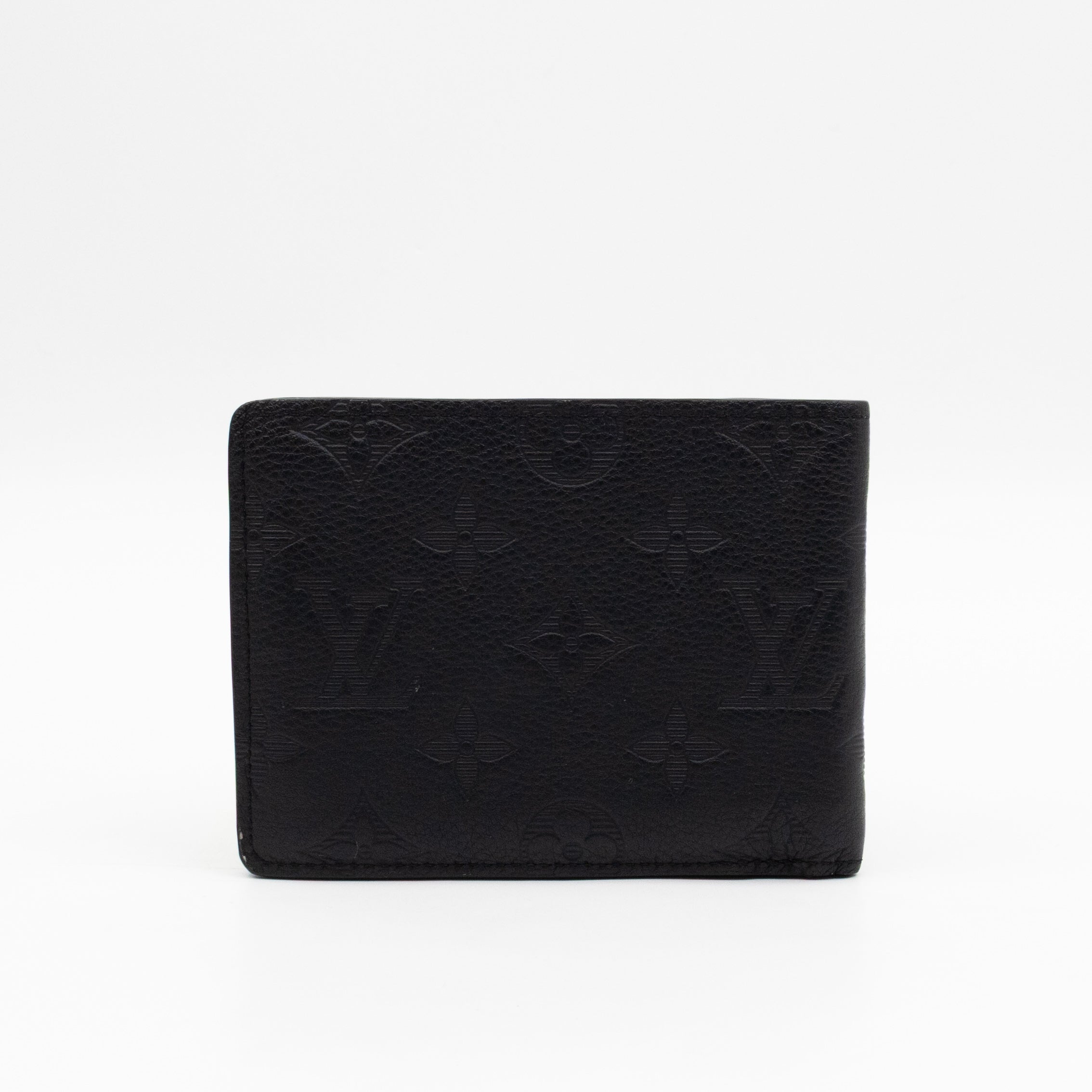 Multiple Wallet Black Monogram Shadow Leather