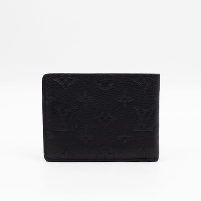 Multiple Wallet Black Monogram Shadow Leather