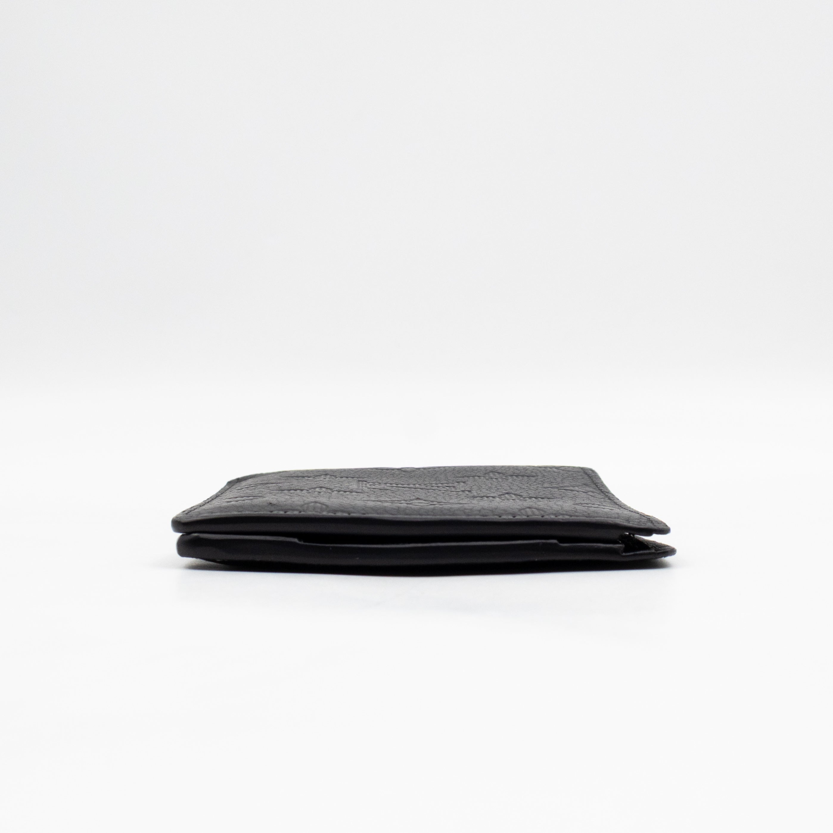 Multiple Wallet Black Monogram Shadow Leather