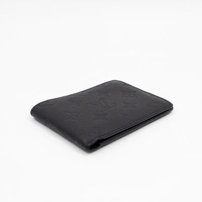 Multiple Wallet Black Monogram Shadow Leather