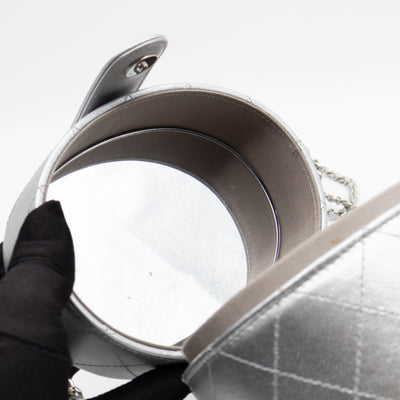 Vanity On CC With Chain Silver Leather