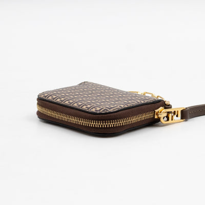 Chain Coin Purse Micro FF Leather
