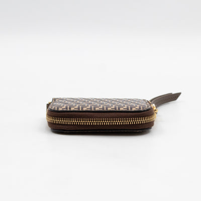 Chain Coin Purse Micro FF Leather