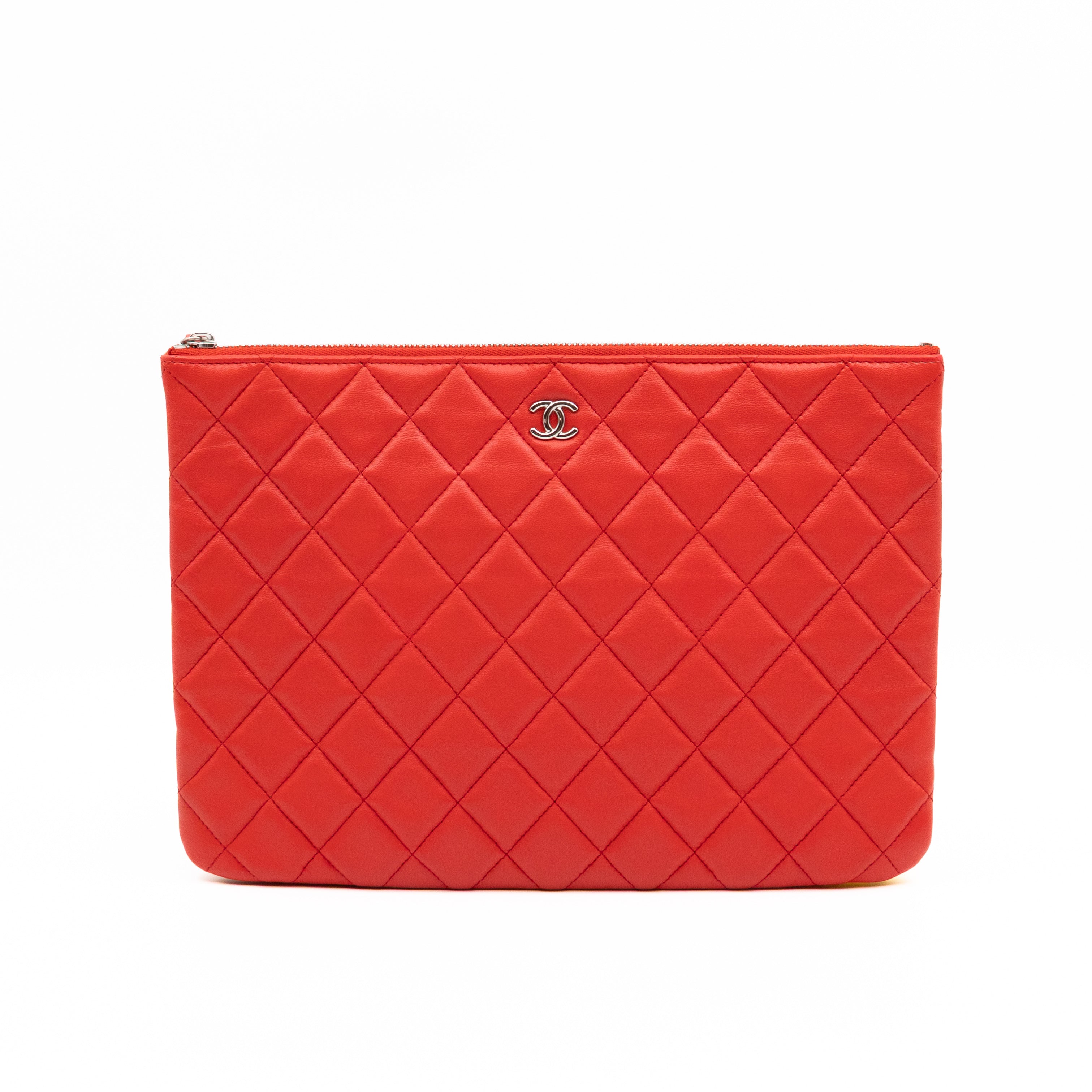 O Case Large Red Leather