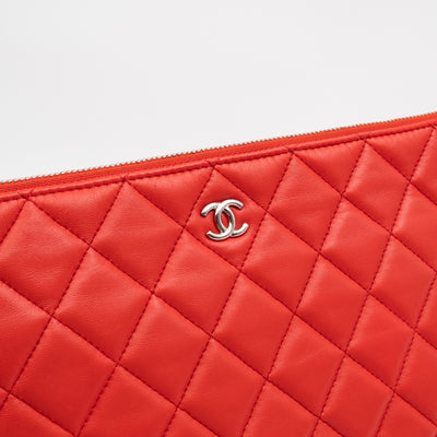 O Case Large Red Leather