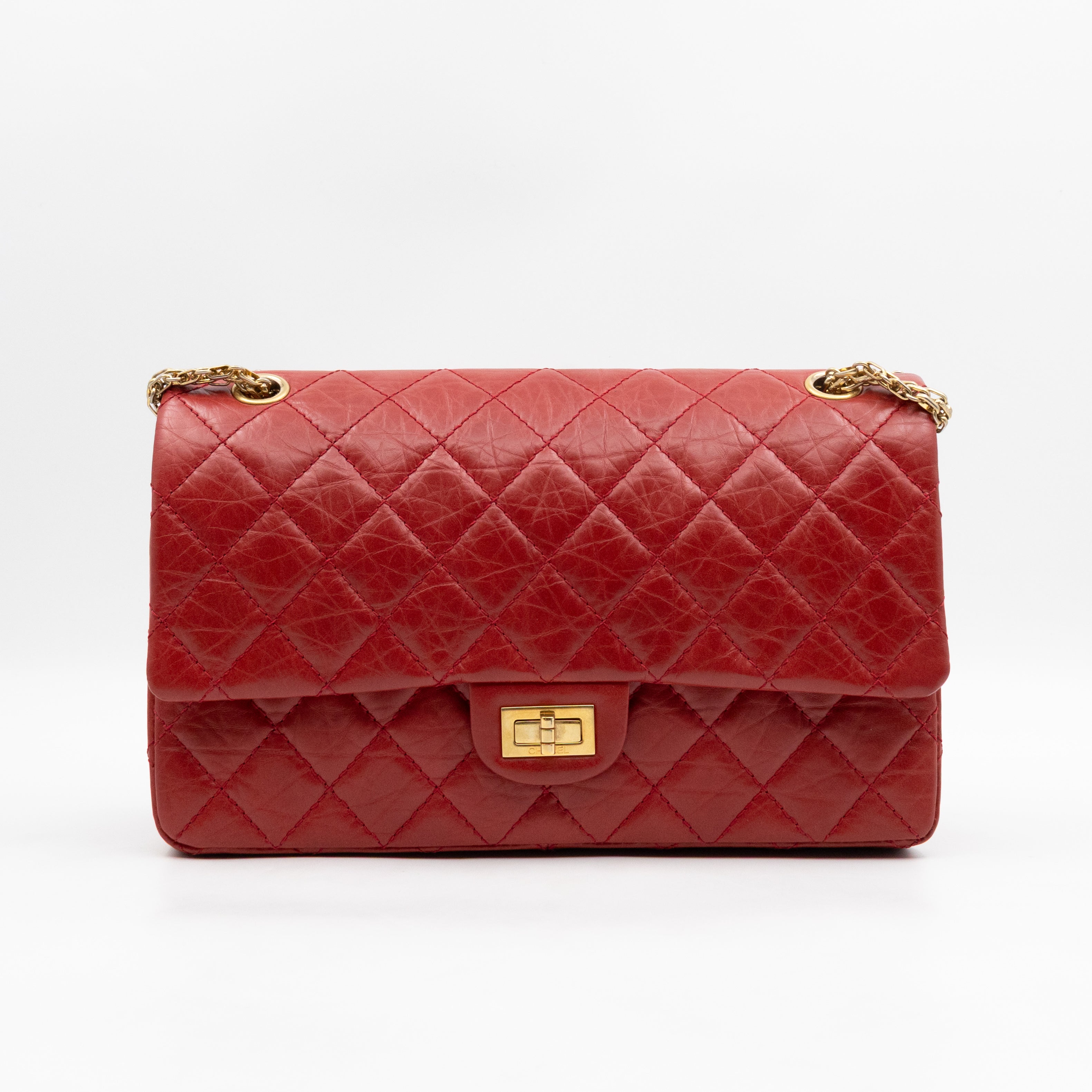 2.55 Reissue 226 Double Flap Bag Red Leather