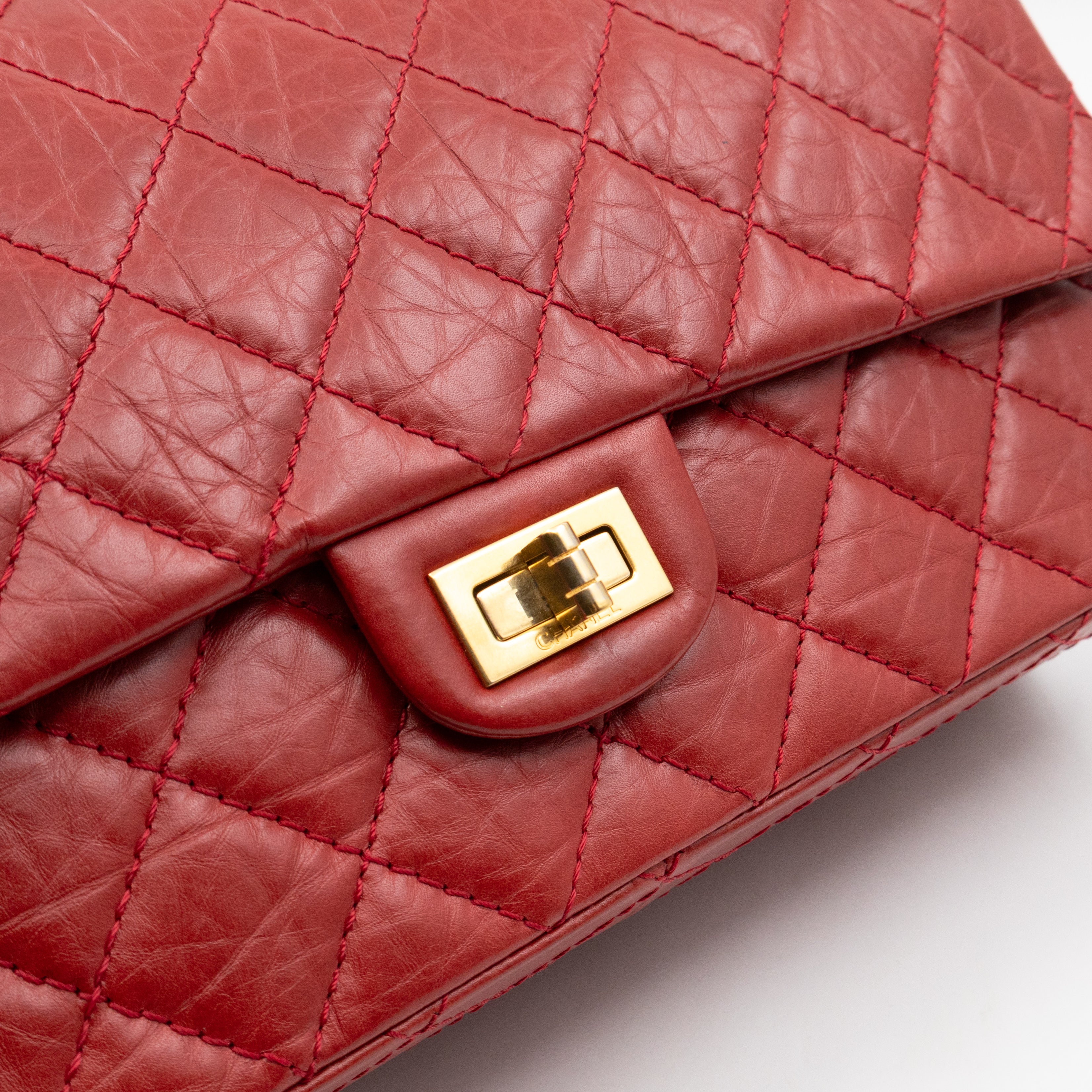 2.55 Reissue 226 Double Flap Bag Red Leather