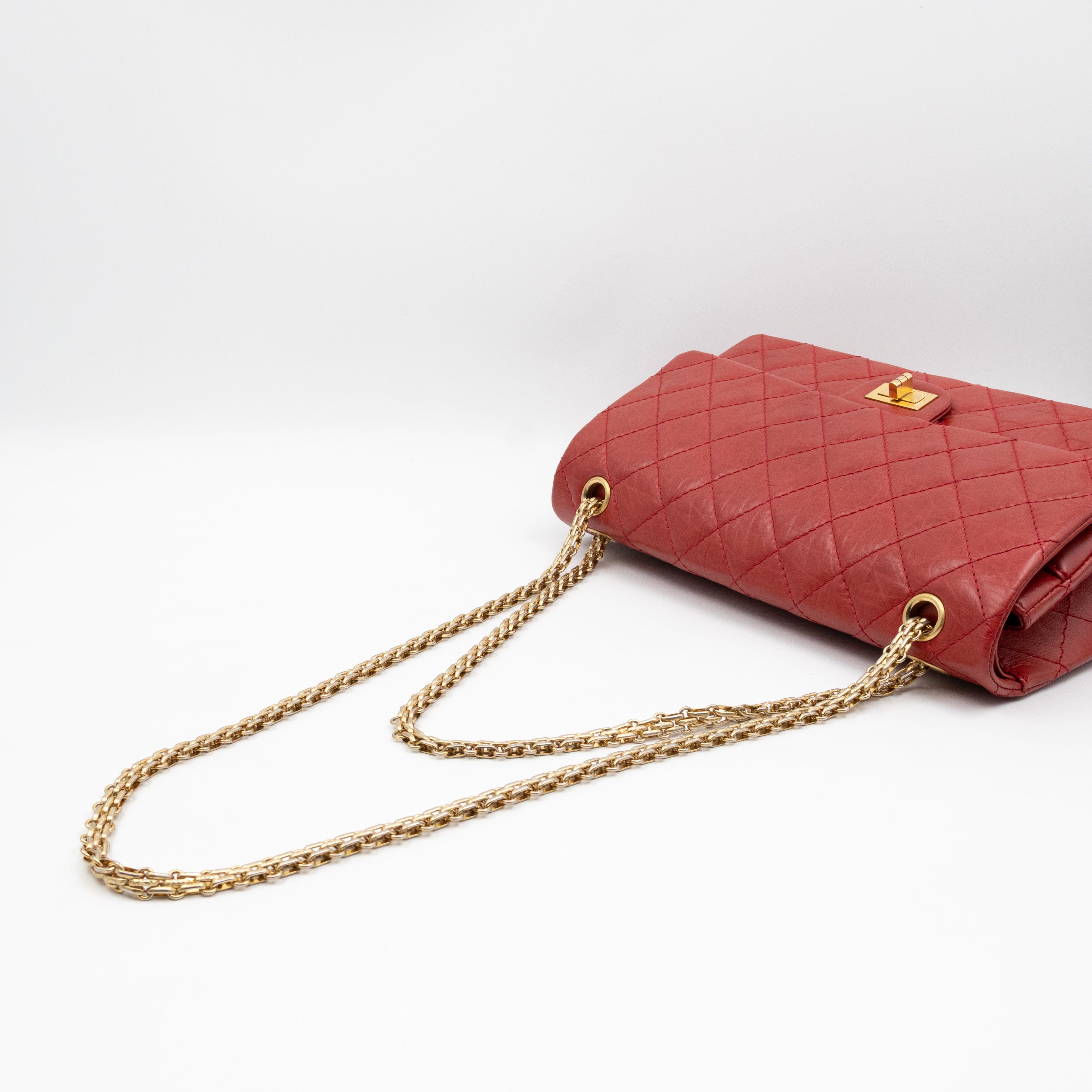 2.55 Reissue 226 Double Flap Bag Red Leather