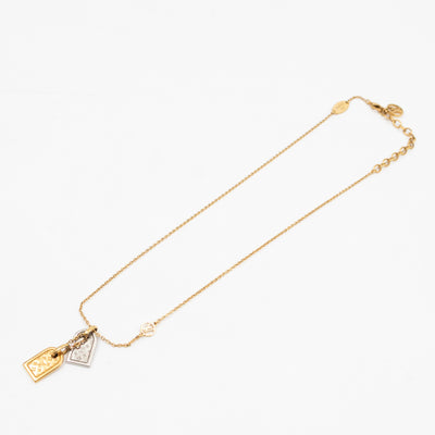 Nanogram Name Tag Necklace Gold & Silver