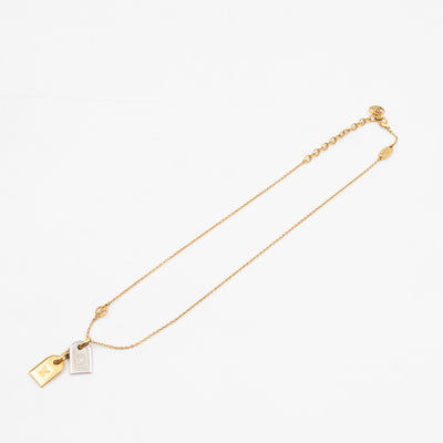 Nanogram Name Tag Necklace Gold & Silver