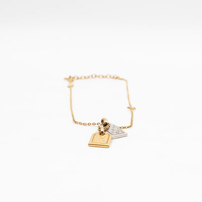 Nanogram Name Tag Necklace Gold & Silver